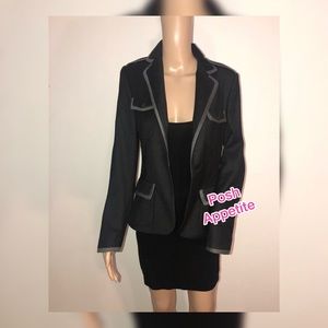 Rag & Bone Contrast Piping Blazer